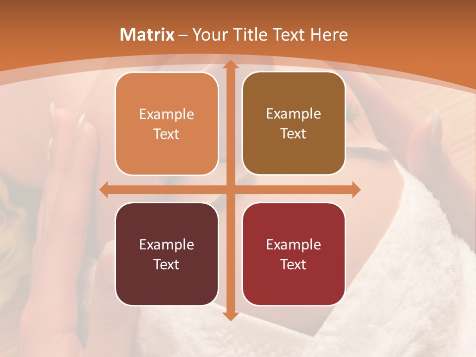 Women Hand Massage PowerPoint Template