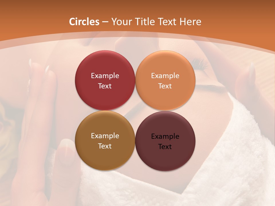 Women Hand Massage PowerPoint Template