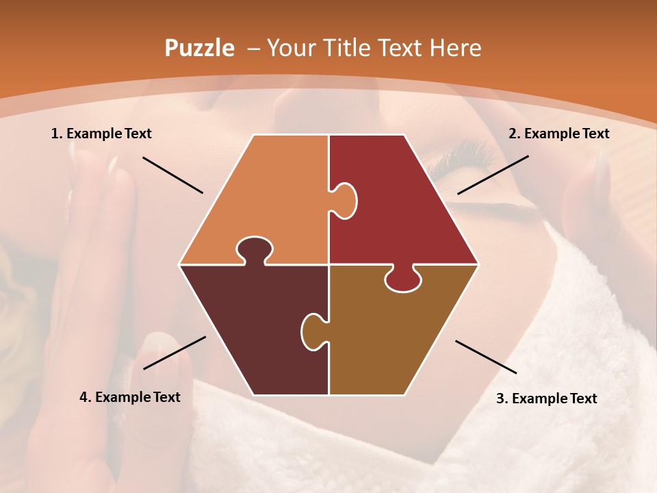 Women Hand Massage PowerPoint Template