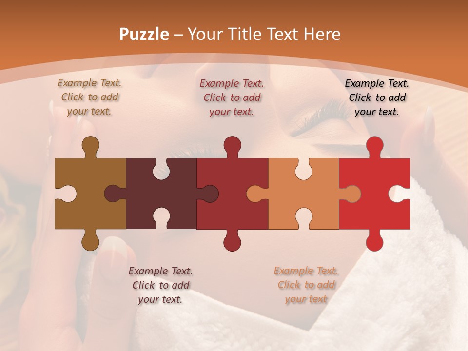 Women Hand Massage PowerPoint Template