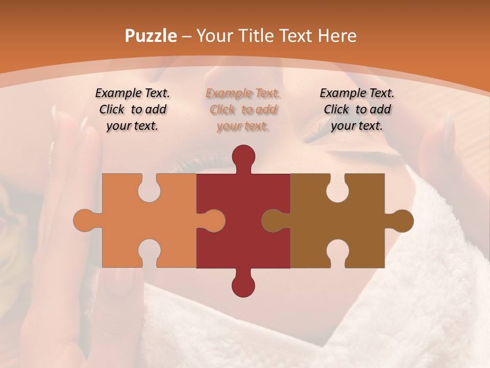 Women Hand Massage PowerPoint Template