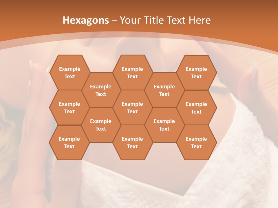 Women Hand Massage PowerPoint Template