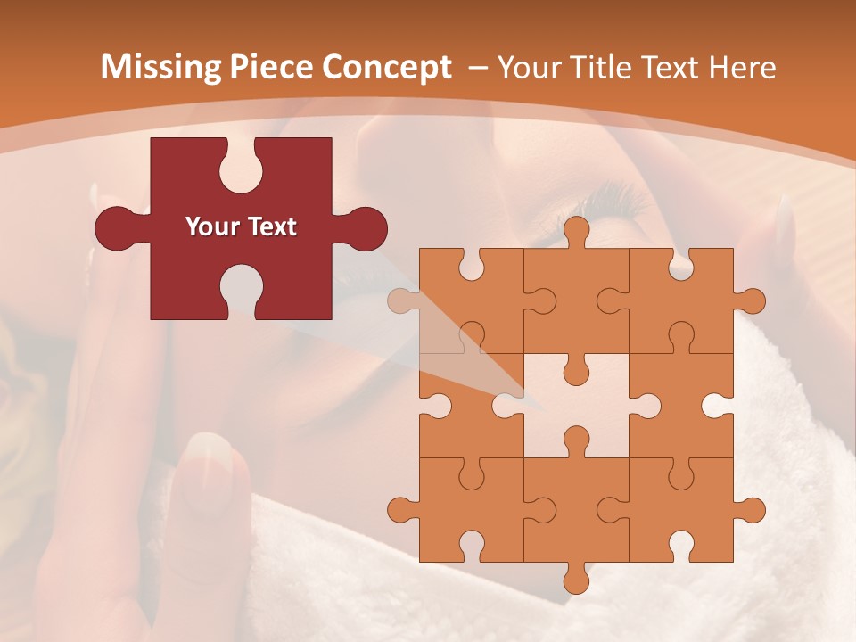 Women Hand Massage PowerPoint Template