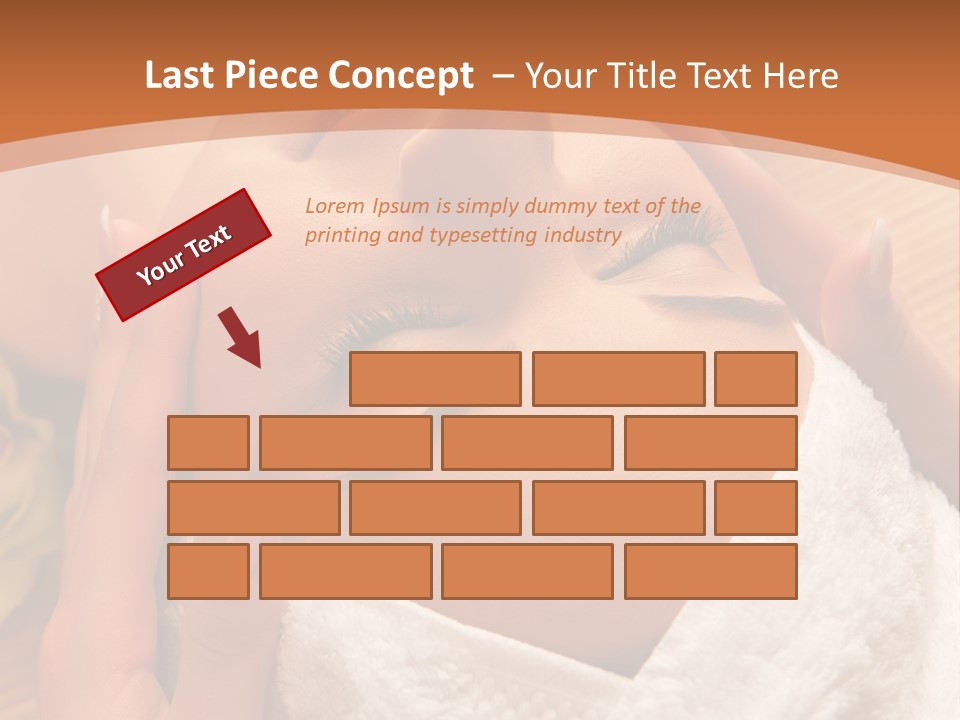 Women Hand Massage PowerPoint Template