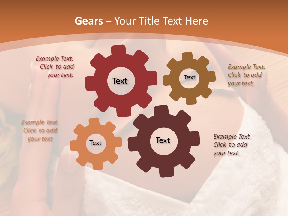 Women Hand Massage PowerPoint Template