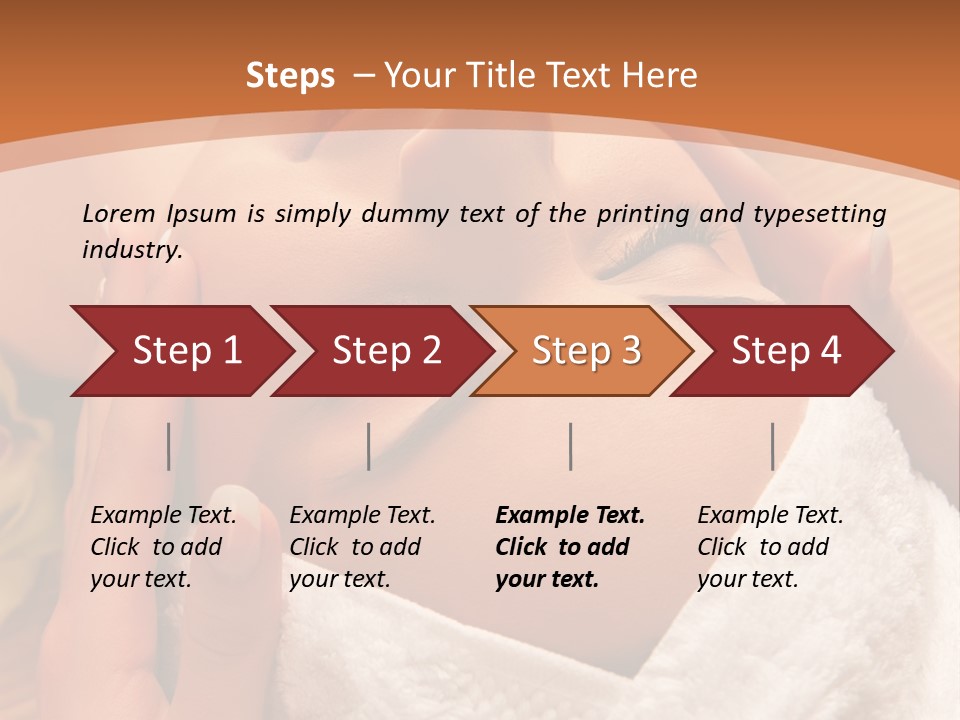 Women Hand Massage PowerPoint Template