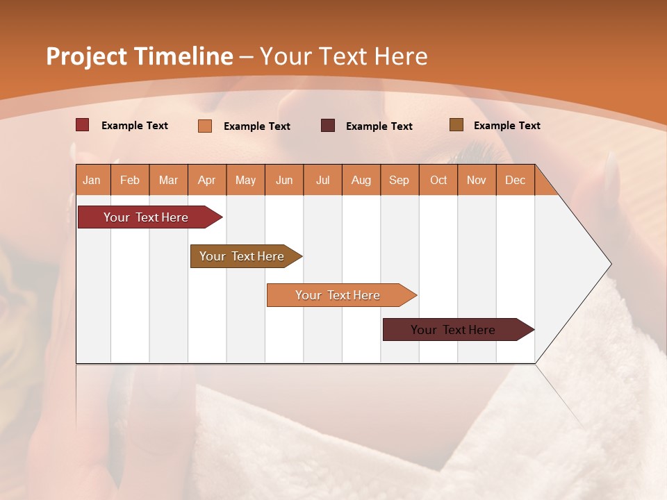 Women Hand Massage PowerPoint Template