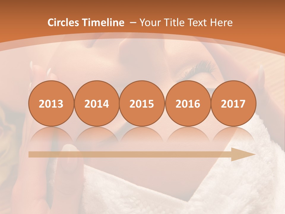 Women Hand Massage PowerPoint Template