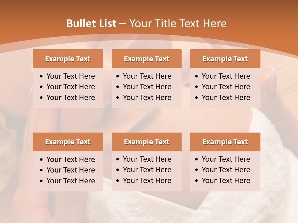 Women Hand Massage PowerPoint Template