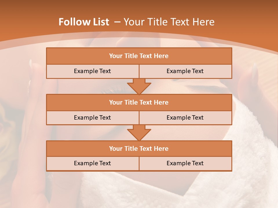 Women Hand Massage PowerPoint Template