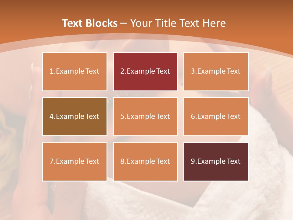 Women Hand Massage PowerPoint Template