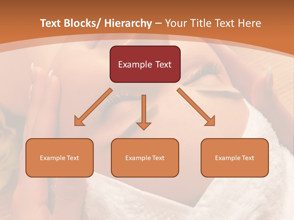 Women Hand Massage PowerPoint Template