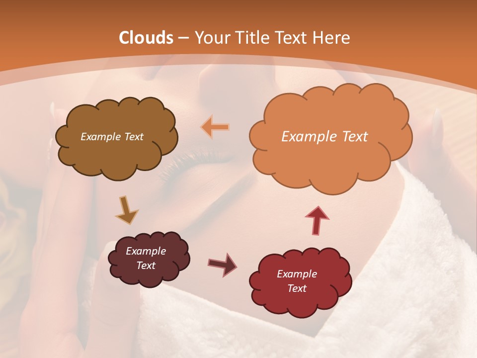 Women Hand Massage PowerPoint Template