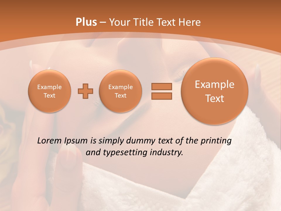 Women Hand Massage PowerPoint Template