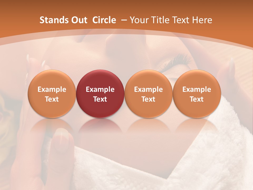 Women Hand Massage PowerPoint Template