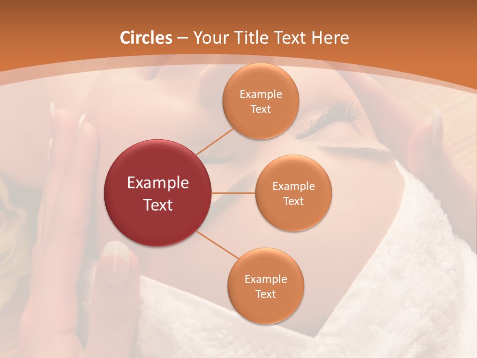 Women Hand Massage PowerPoint Template