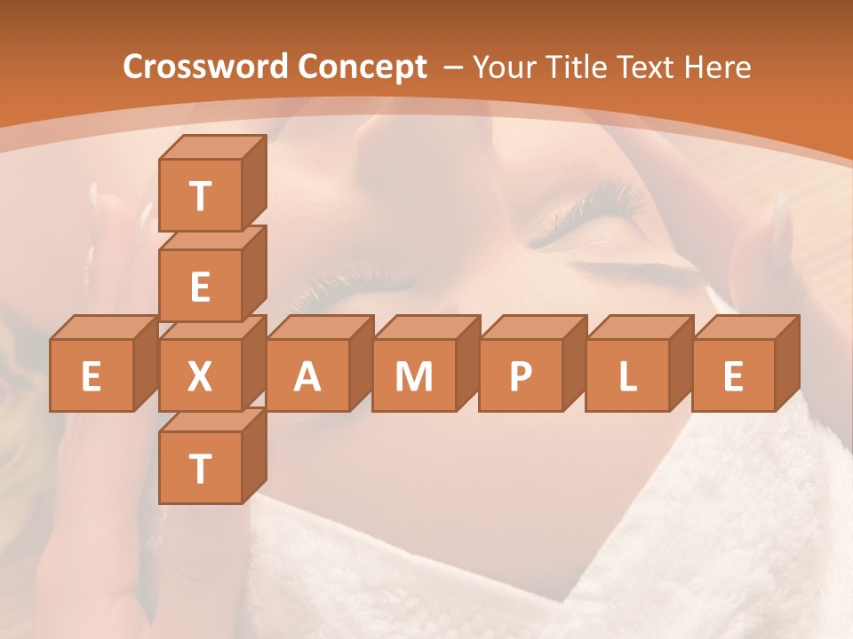 Women Hand Massage PowerPoint Template