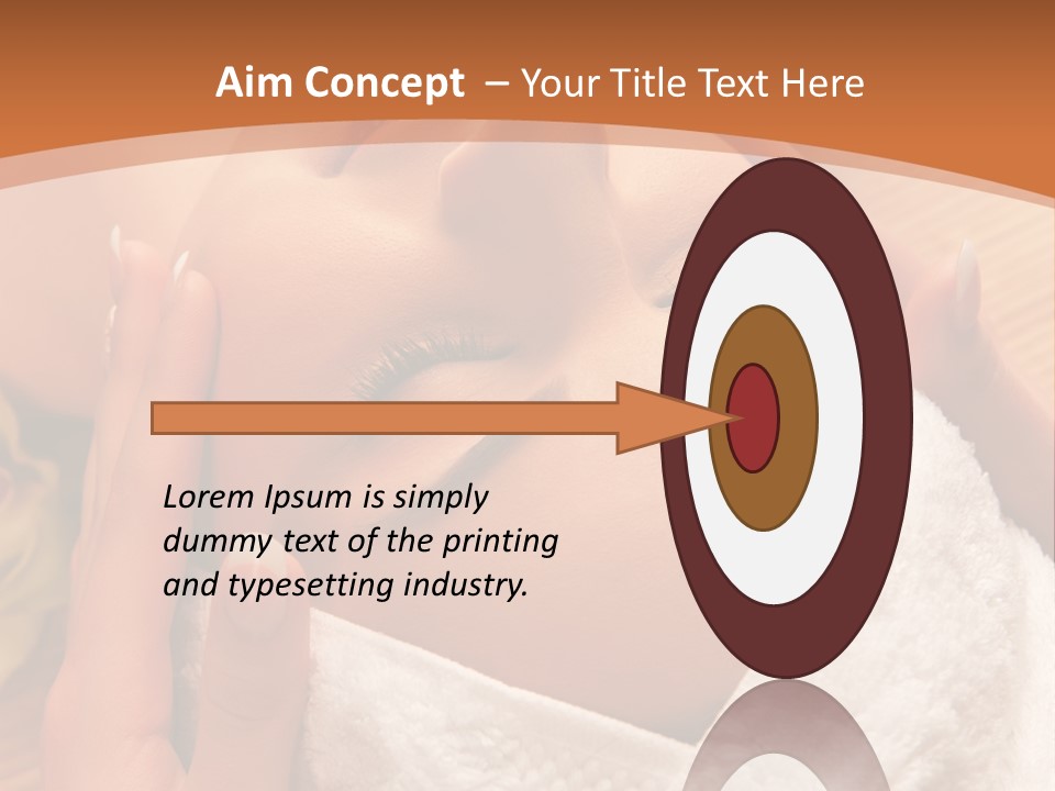 Women Hand Massage PowerPoint Template