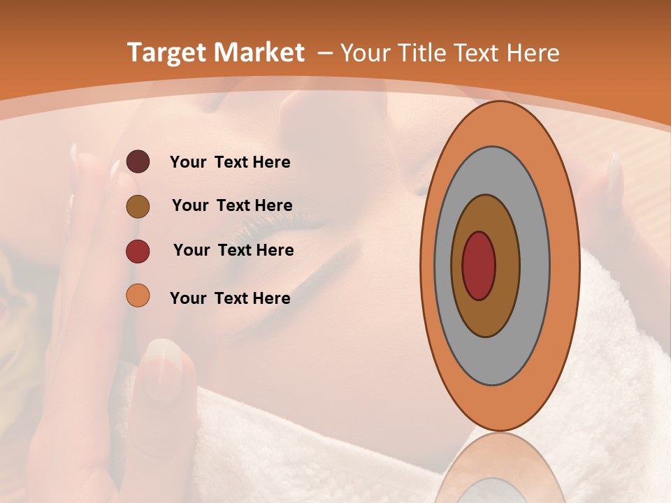 Women Hand Massage PowerPoint Template