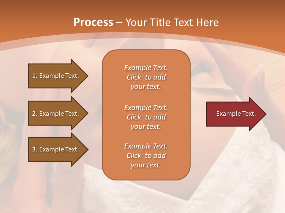 Women Hand Massage PowerPoint Template
