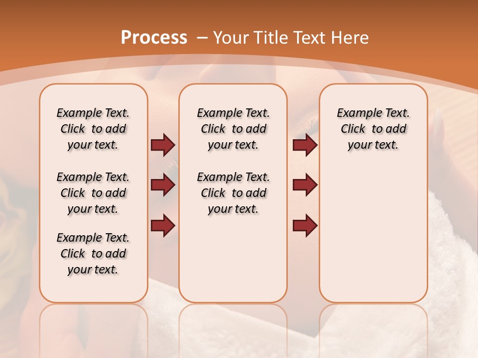 Women Hand Massage PowerPoint Template