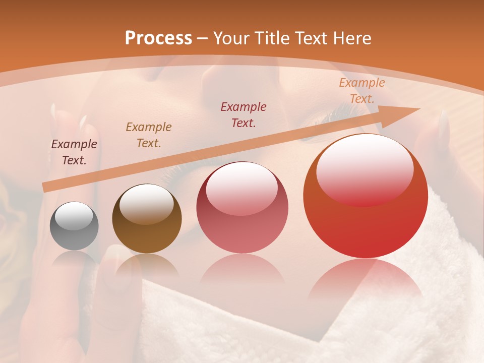 Women Hand Massage PowerPoint Template