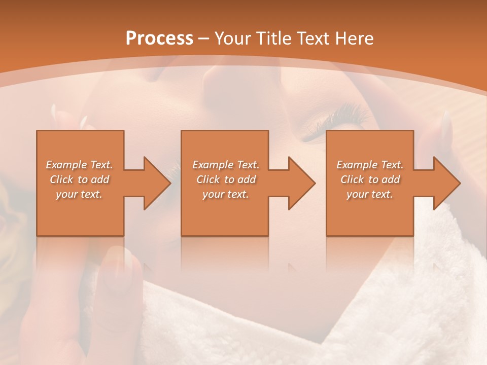Women Hand Massage PowerPoint Template