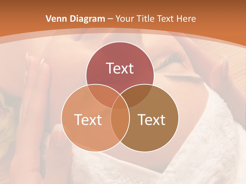 Women Hand Massage PowerPoint Template