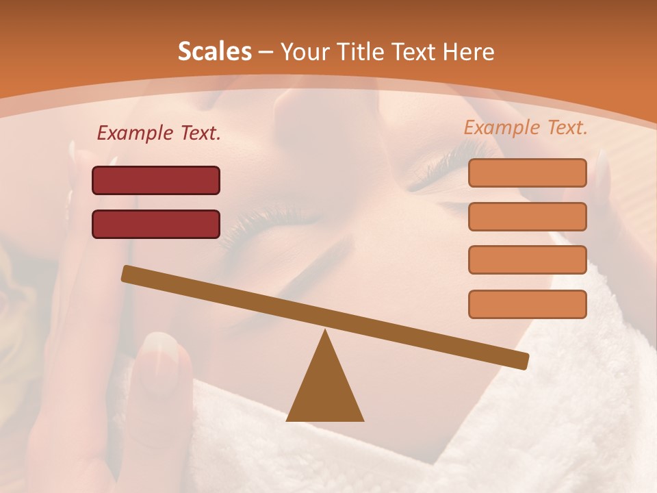 Women Hand Massage PowerPoint Template