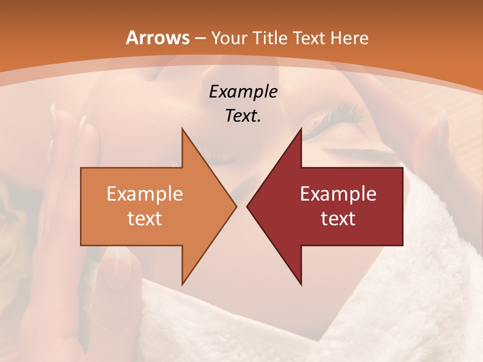 Women Hand Massage PowerPoint Template