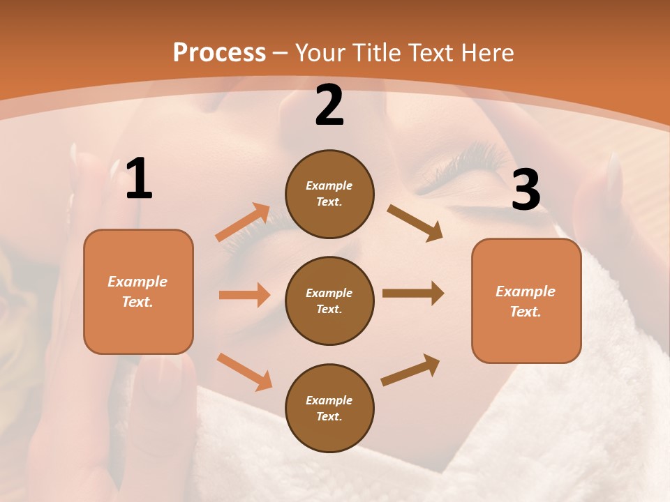 Women Hand Massage PowerPoint Template