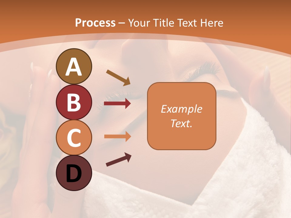 Women Hand Massage PowerPoint Template