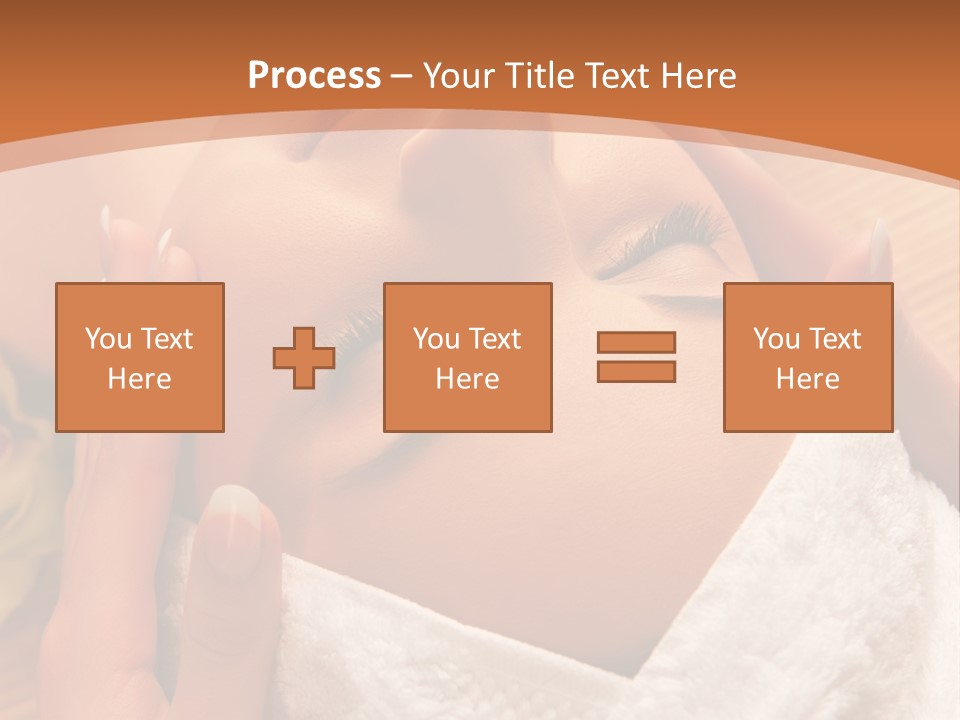 Women Hand Massage PowerPoint Template