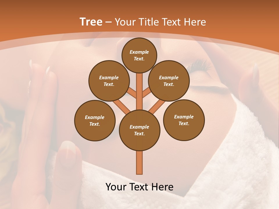 Women Hand Massage PowerPoint Template