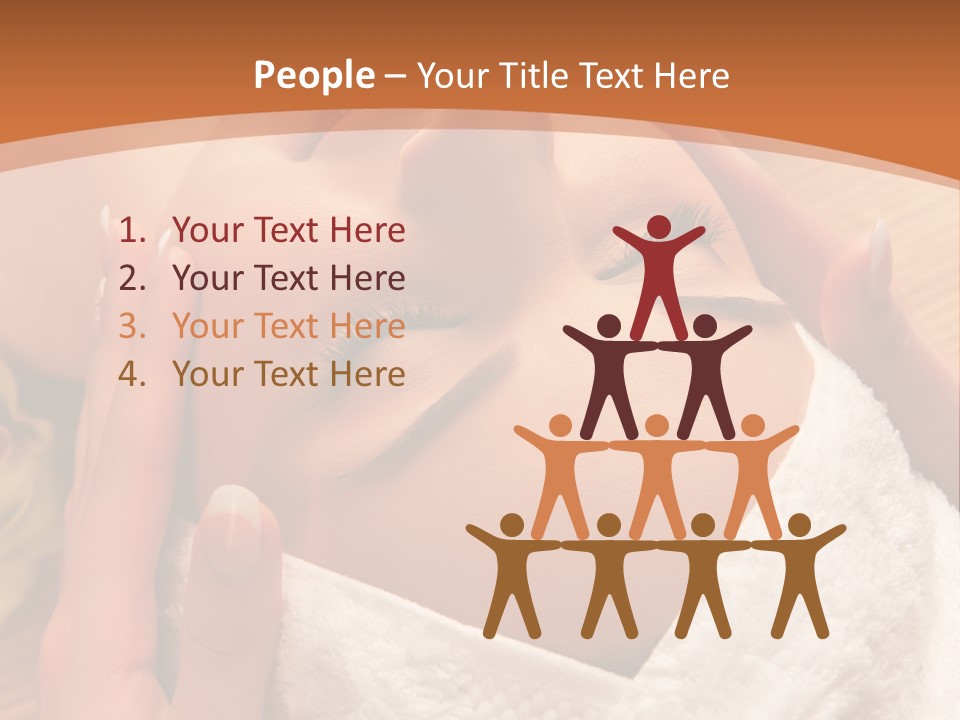 Women Hand Massage PowerPoint Template