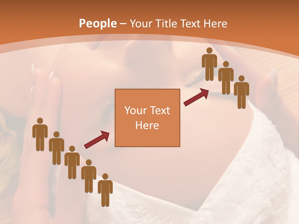 Women Hand Massage PowerPoint Template