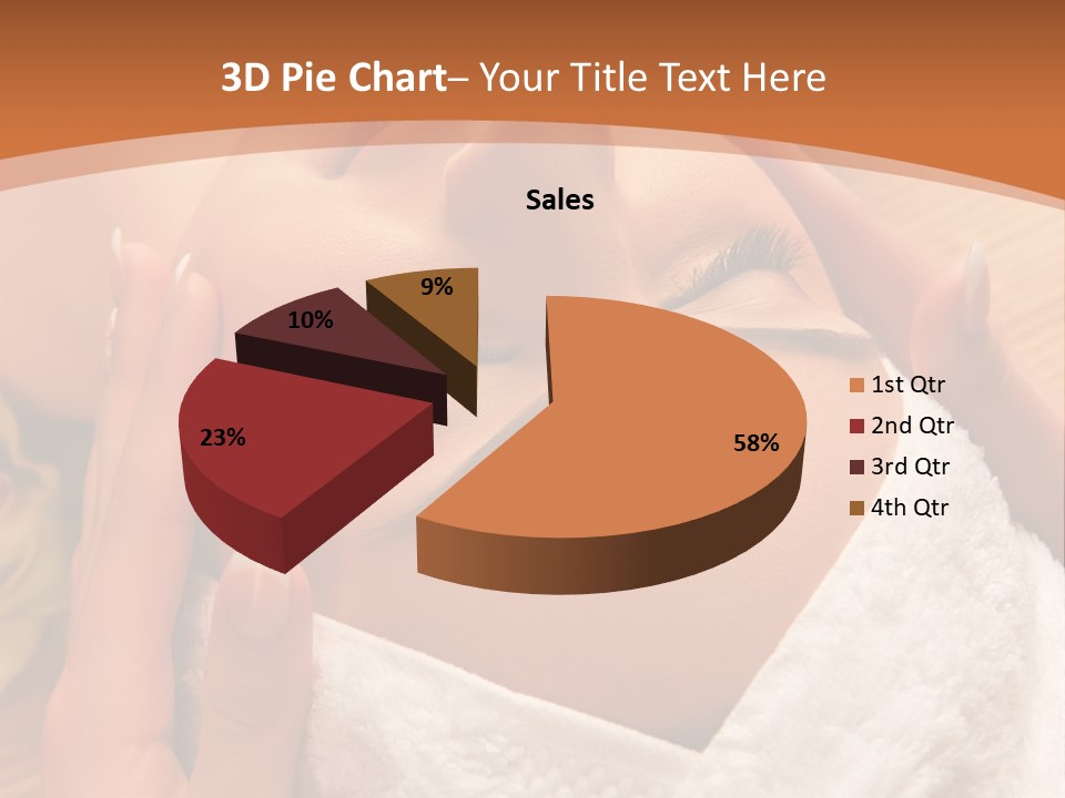 Women Hand Massage PowerPoint Template