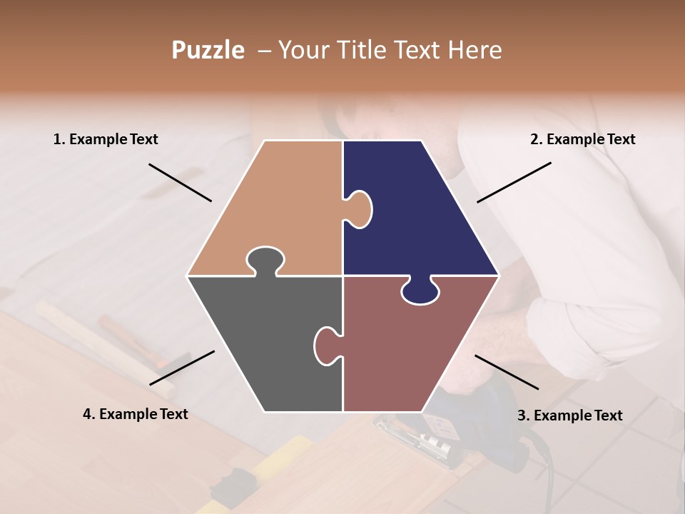 Artisan Cutting Saw PowerPoint Template