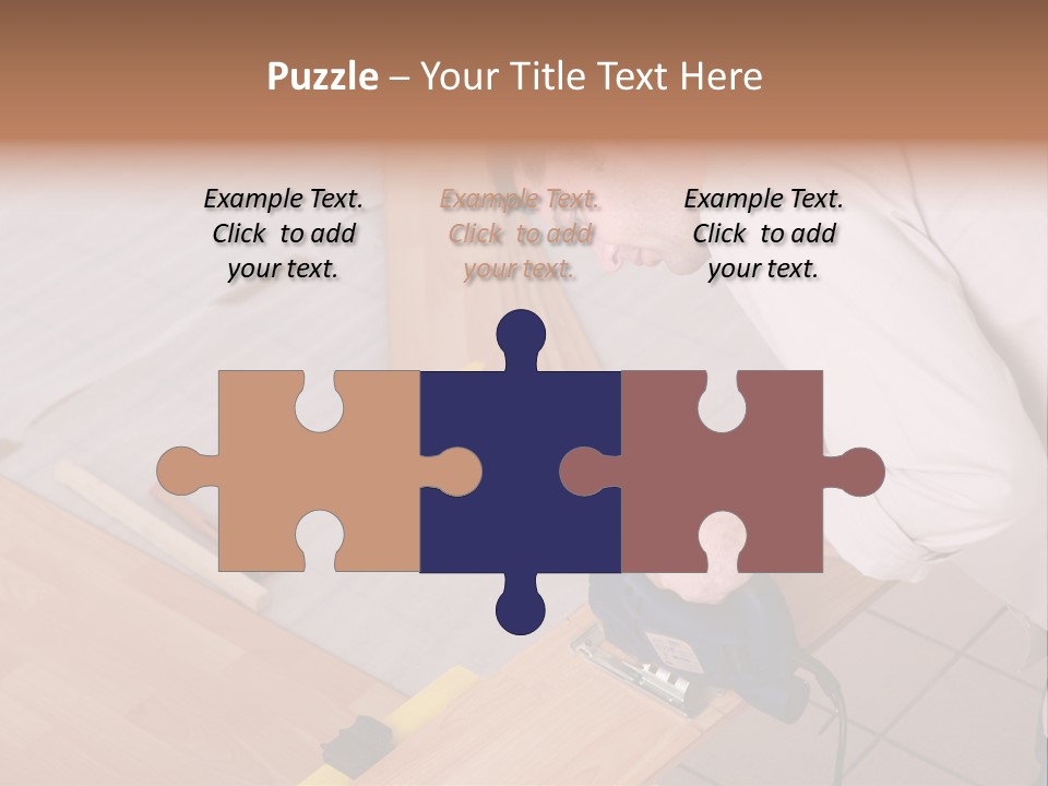 Artisan Cutting Saw PowerPoint Template