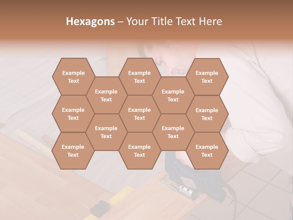 Artisan Cutting Saw PowerPoint Template