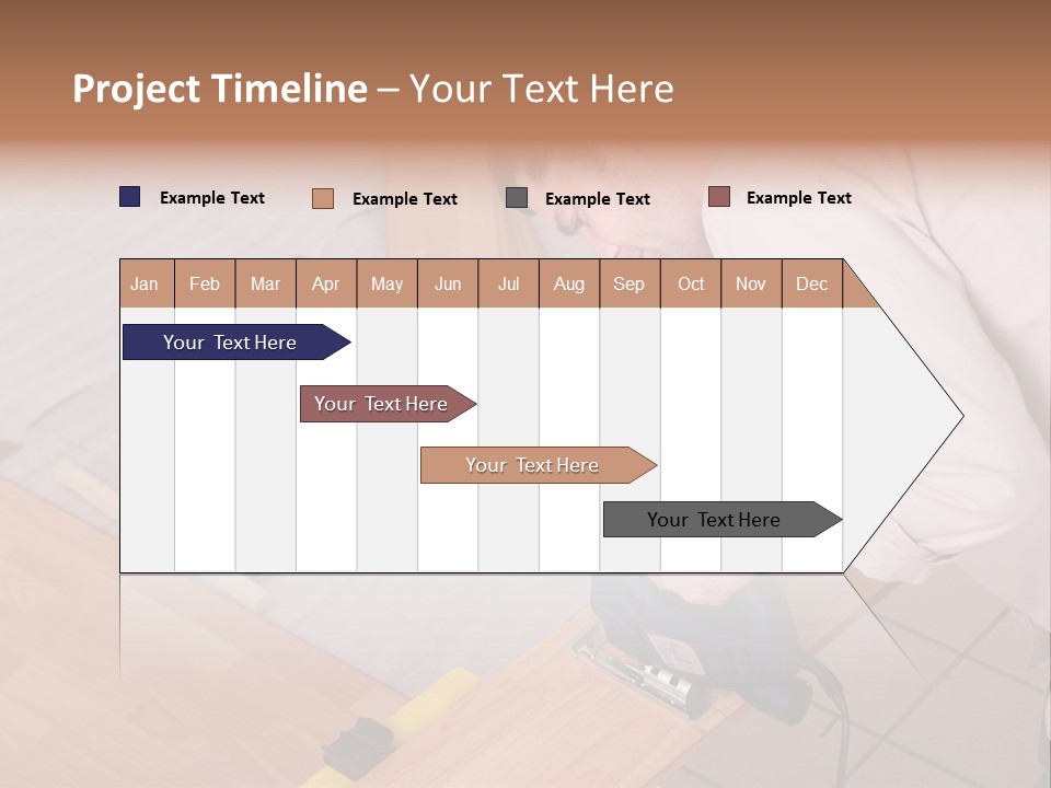 Artisan Cutting Saw PowerPoint Template