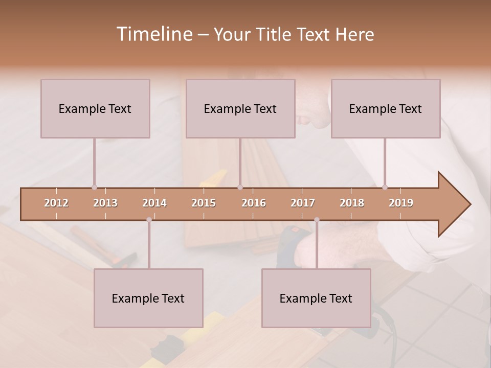 Artisan Cutting Saw PowerPoint Template