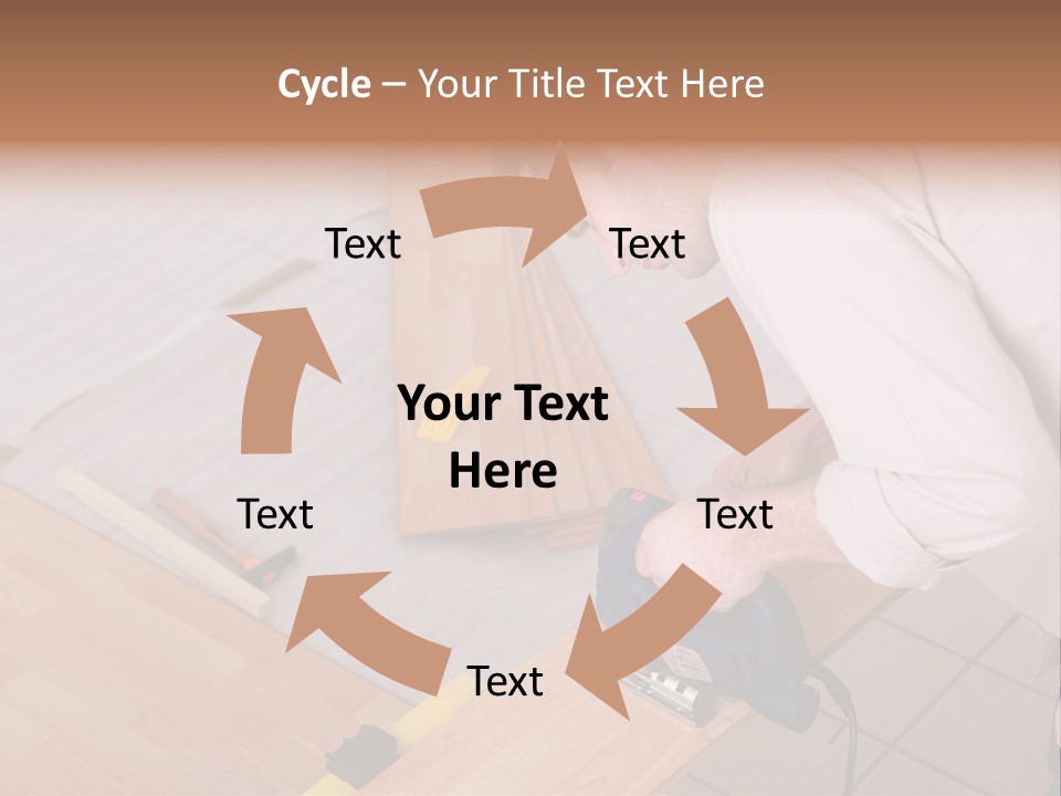 Artisan Cutting Saw PowerPoint Template