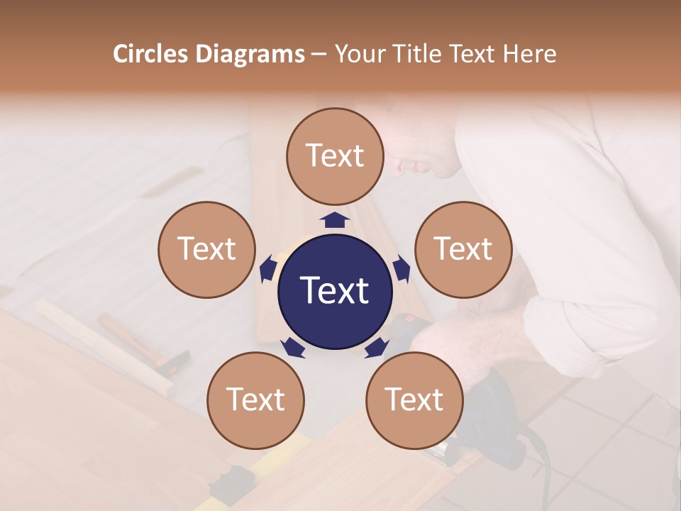Artisan Cutting Saw PowerPoint Template