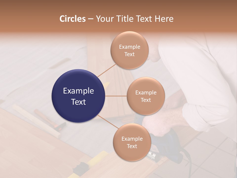 Artisan Cutting Saw PowerPoint Template