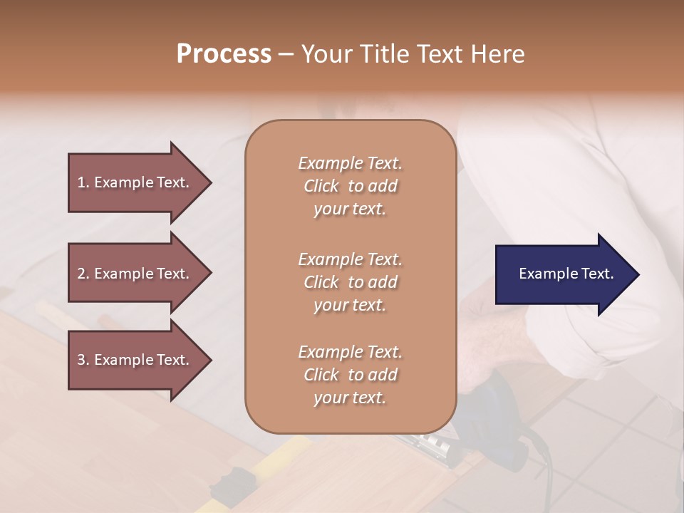 Artisan Cutting Saw PowerPoint Template
