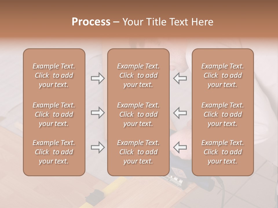Artisan Cutting Saw PowerPoint Template