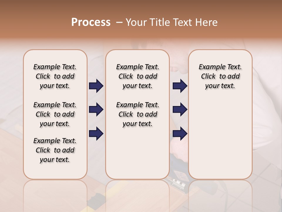 Artisan Cutting Saw PowerPoint Template