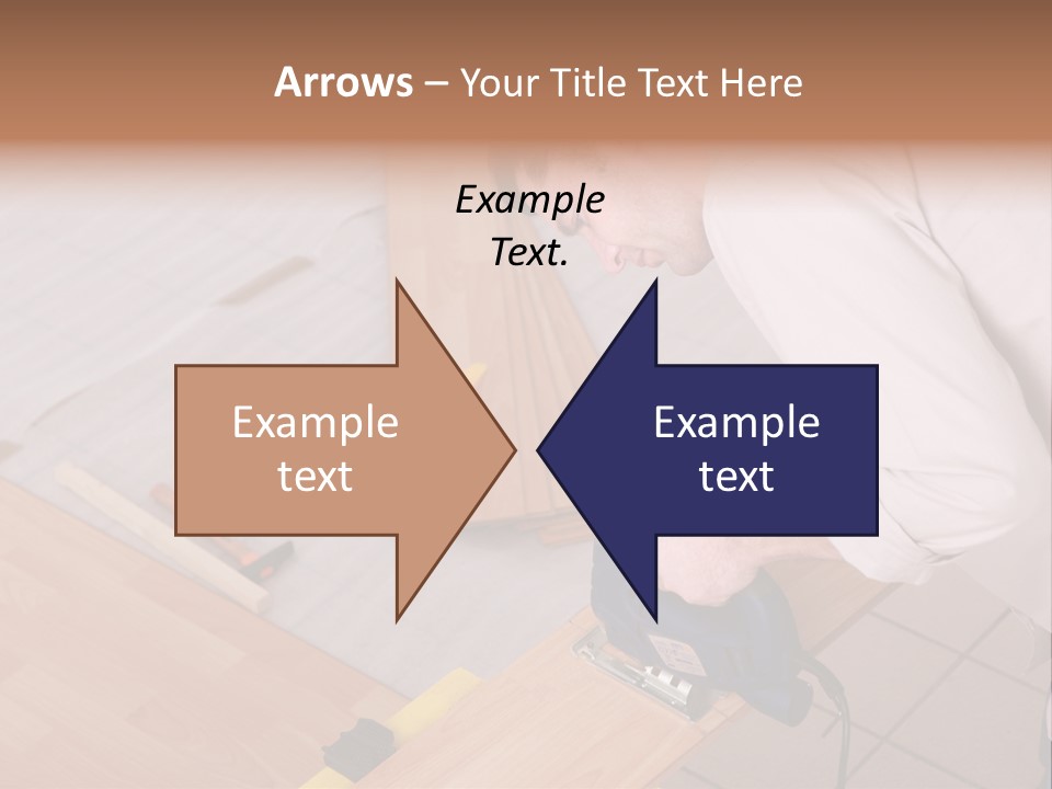 Artisan Cutting Saw PowerPoint Template