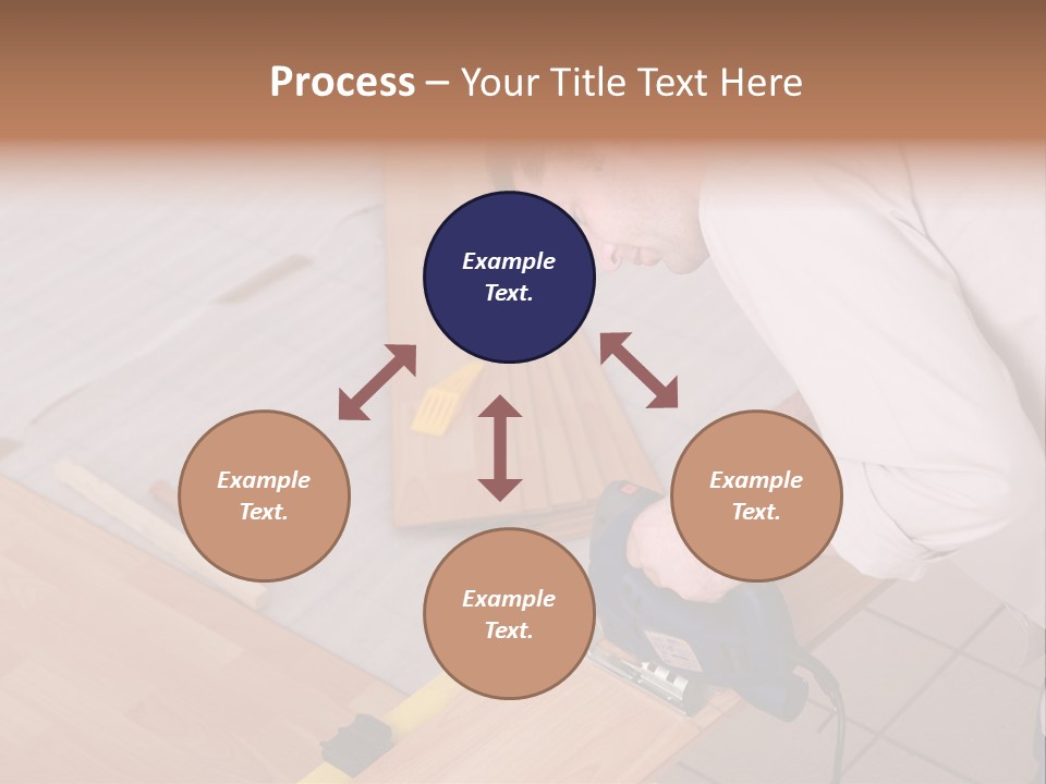 Artisan Cutting Saw PowerPoint Template